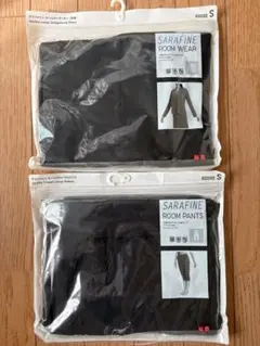 ユニクロ WOMEN サラファイン ルームウェア セットアップ 黒S 新品