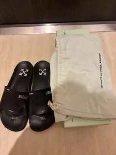 Off-White Slides ブラック 42 サイズ 収納袋付き