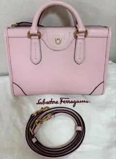 SalvatoreFerragamoフェラガモ☆2wayミニボストンバッグのサムネイル