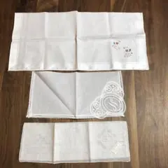 レディース 白ハンカチ 3枚セット 新品未使用