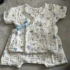 べべ　ガーゼ素材のパジャマセットアップ