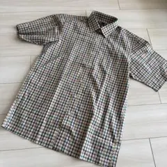 DAKS DAKS チェック　シャツ　紳士　レトロ