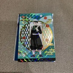 鬼滅の刃 銀だこ カード 愈史郎 レア キラ ホログラム