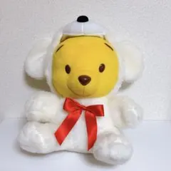 くまのプーさん　白熊　ぬいぐるみ