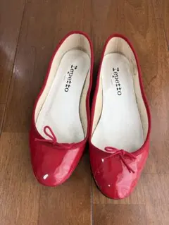 ☆専用☆新品 レペットrepetto 旧サイズ38 23.5 コーラルピンクと白