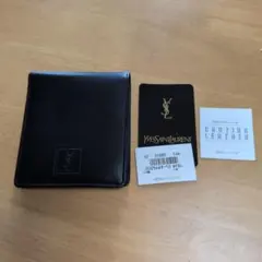 GA447 イヴサンローラン ブラックレザー 長財布 - メルカリ