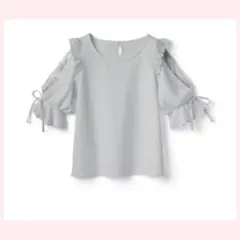 GRL☆新品未使用タグ付き☆フリルバックリボントップス