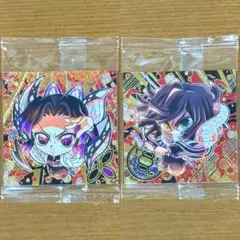 鬼滅の刃シールウエハース13 胡蝶しのぶ 伊黒小芭内 極レア 2枚セット