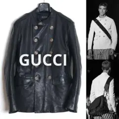 アレキサンダーマックイーン　ラムレザーテーラードジャケット　羊革　イタリア製 Alexander McQueen アレキサンダー・マックイーン レザー