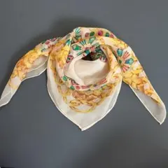 花とチェーンデザイン スカーフ