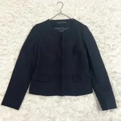 グリーンレーベルリラクシング ノーカラージャケット M セレモニー きれいめ