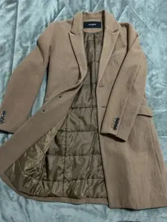 ブラウン チェスターコート