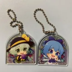 上神田ツヅミ・アリス アクリルキーホルダーセット　東方project