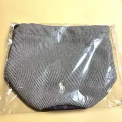 ラルフローレン ノベルティ 巾着ポーチ ヘリンボーン 非売品