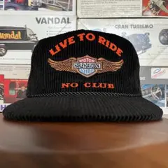 新品◾️◾️コーデュロイ◾️キャップ◾️Harley-Davidson◾️アメ車◾️バイカー