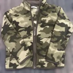迷彩 フリースジャケット
