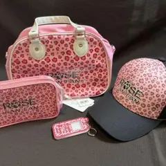 ROSE FAN FAN ポーチバッグ　キャップ　キーホルダー　新品