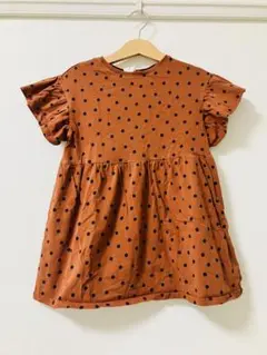 【100cm】ドット柄 チュニック 98/104