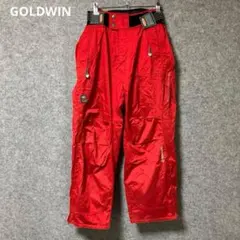 GOLDWINスノーボードパンツ 赤