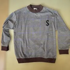 【未使用】ブランシェス　チェック柄 トレーナー 150