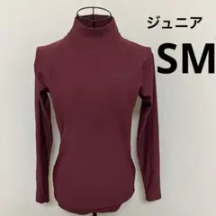 ⚾UNDERARMOURバーガンディ タートルネックアンダーシャツSM140相当