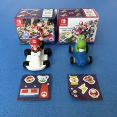 「マリオカート8 デラックス ミニフィギュア マリオ＆ヨッシー 2体