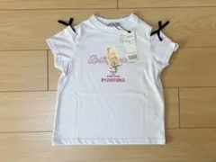 新品　バイラビ　肩スリットTシャツ　アイス　リボンのサムネイル