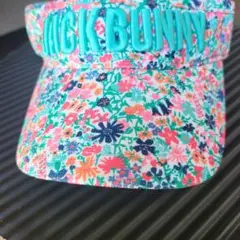 JACK BUNNY 花柄バイザー花柄ピンクベース