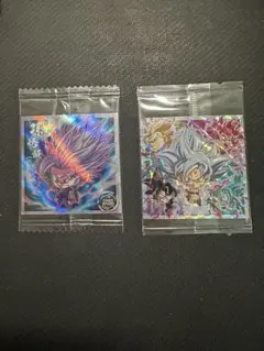 ドラゴンボール超戦士シールウエハース超 孫悟空　孫悟飯【ビースト】