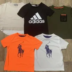 男の子　夏服　半袖Tシャツ　5枚セットまとめ売り