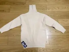 GLSEZID ハイネックニット 長袖 アイボリー Sサイズ