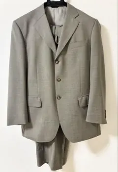 【翌日発送】グレー ビジネススーツ 3つボタン