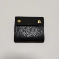 本革　ミニトラッカーウォレット　三つ折り ハンドメイド
