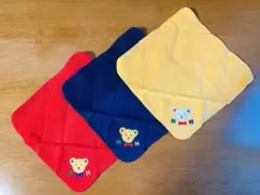 ミキハウス ハンカチ 3枚セット