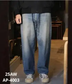 No.22 Washed Wide Denim Pants AP-4003のサムネイル