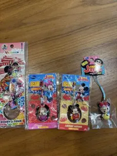 【平成】ディズニー キーホルダー　4点セット