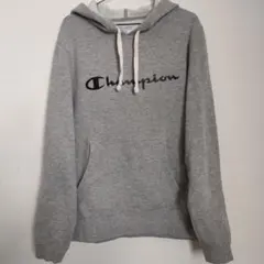 【定番】Champion グレー パーカー Mサイズ