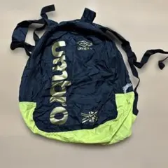 umbro DAY PAC ボールバッグ 21L ネイビー/ライム