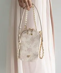 RANDA トワルドゥジュイショルダーバッグ ピンク