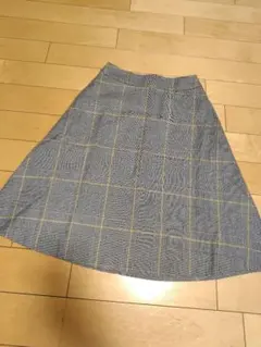 新品 インデックス INDEX スカート グレー チェック柄 Panko