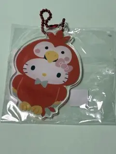 ハローキティ アクリルネームホルダー おかぶりアニマル