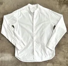 BEAUTY & YOUTH ホワイトバンドカラーシャツ　M