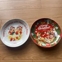 不二家 ペコちゃん クリスマス プレート 2015 2020