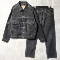 【極美品】Stussy×Levi’s ガーメントダイデニムセットアップ M