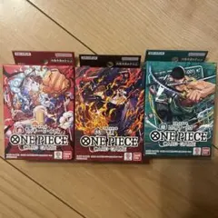 ワンピースカード スタートデッキ 3種セット サボ ゾロ ルフィ - メルカリ