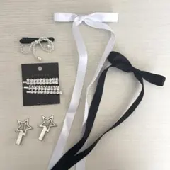 SHEIN ヘアピン ヘアアクセサリー リボン セット