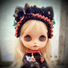 ネオブライス アイシードール イルメール 毛糸のヘッドドレス 猫耳♡