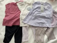 プティマイン　アプレレクール　トップスレギンス6点セット　90cm