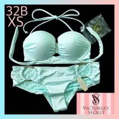 レア 新品 ヴィクトリアシークレット 32B/XS 水着 パステルグリーンのサムネイル