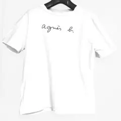agnes b. アニエスベー ロゴTシャツ ホワイトのサムネイル